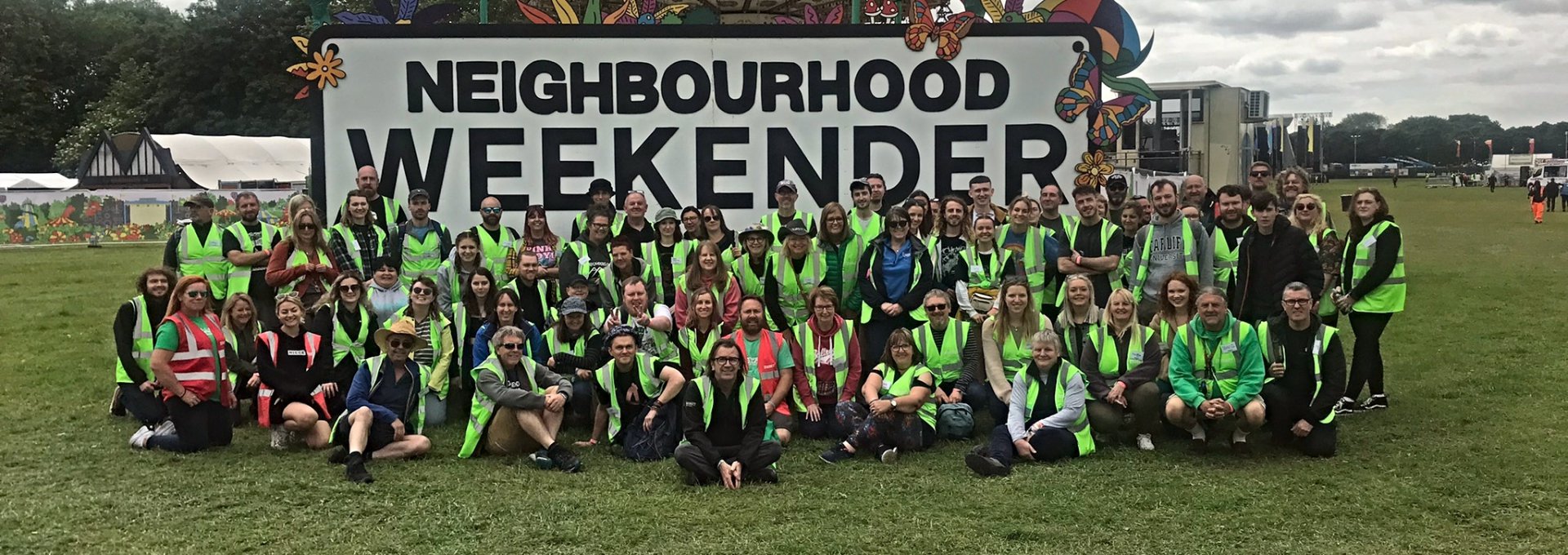 Neighbourhood Weekender 2023 Staff Sign