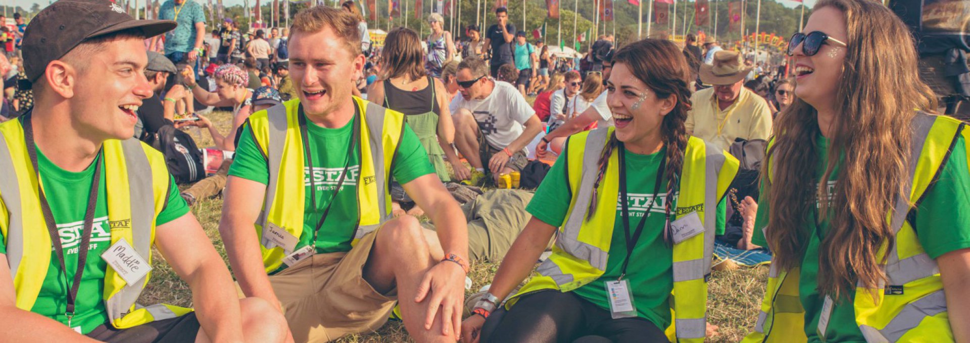 Festaff volunteer festival glastonbury