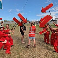 We are all pointing at you! Boomtown 2019