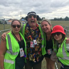 BIG LAUGHS on the gate at Cool Britannia 2019