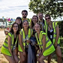 In the searing heat at IOW 2018.