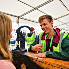 Glastonbury brings out the smiles in people! 