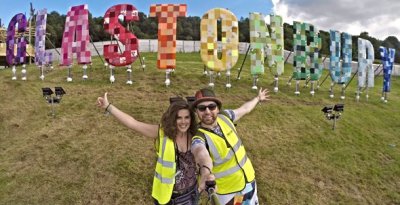 Glastonbury Festival Sign