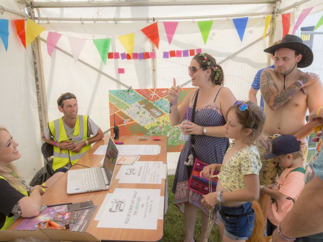 Festaff Kendal Calling Info Point Volunteers