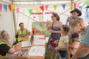 Festaff Kendal Calling Info Point Volunteers